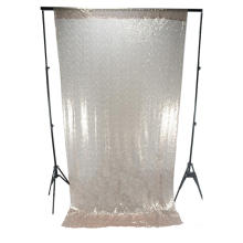 Party backdrop silver sequin curtain wedding stage background for photo booth birthday